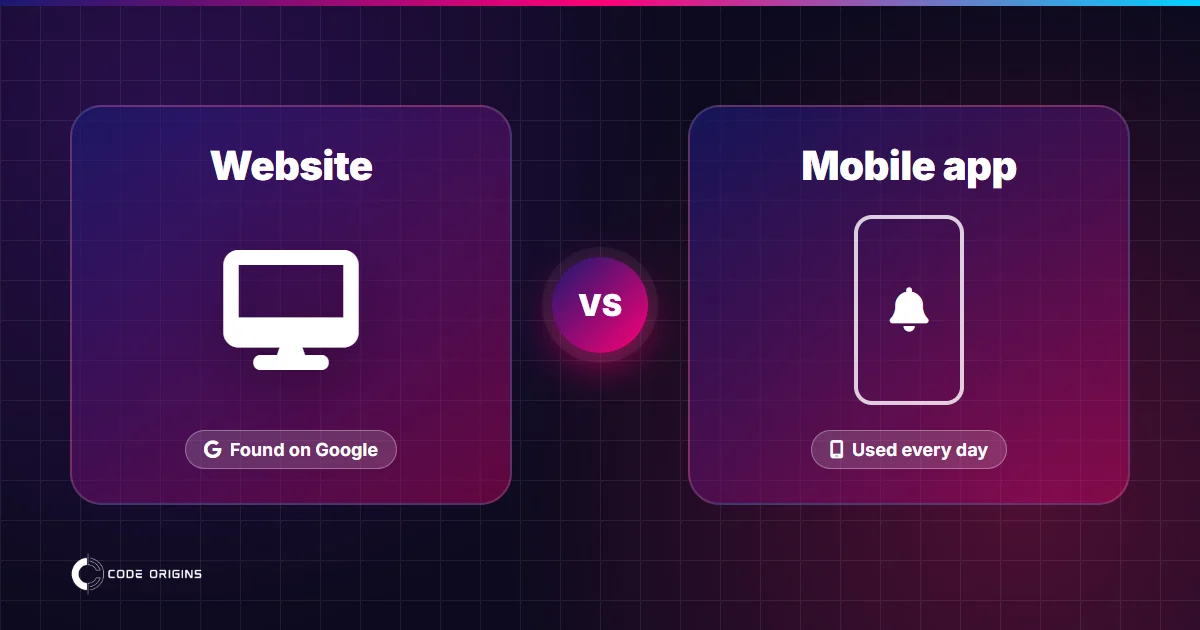Website or mobile app: where to start