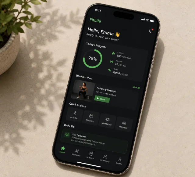 Fitness Mobile Application — Flutter App Development