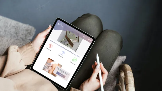 Aivine Beauty: a website for premium equipment