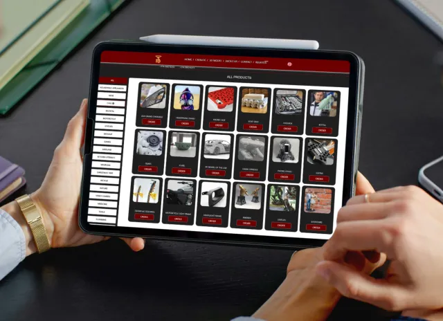 3D Printing: a 3D model marketplace with instant download