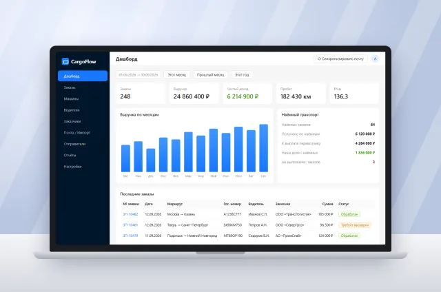 CARGO TRANSPORTATION ORDER AUTOMATION AND FLEET MANAGEMENT PLATFORM — API Integrations